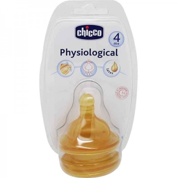 chicco-tetina-fisiologica-caucho-flujo-rapido-3-meses