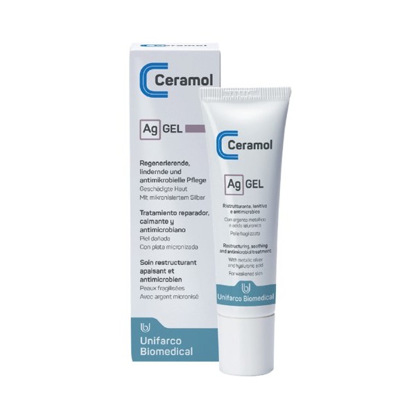 Ceramol Ag Gel Reparador De Heridas 30 Ml