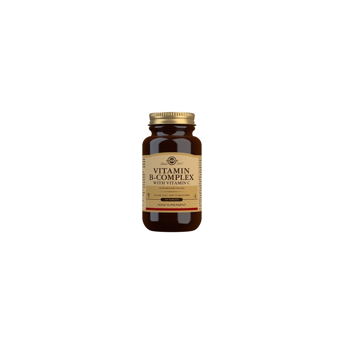 Solgar B  Complex Con Vitamina C 100 Comprimidos