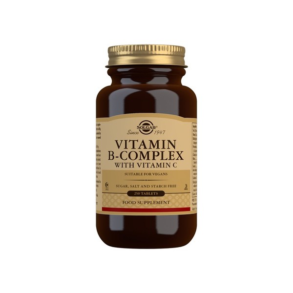 Solgar B  Complex Con Vitamina C 100 Comprimidos