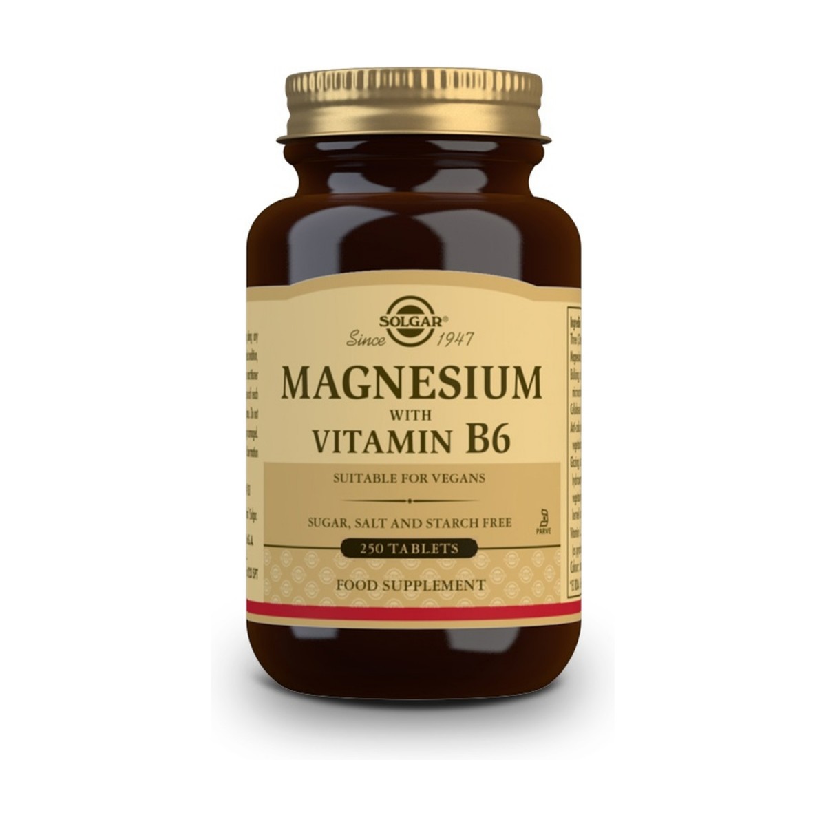 Solgar Magnesio + Vitamina B6 100 Comprimidos