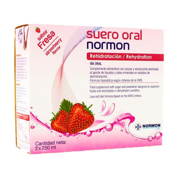 Suero Oral Normon Fresa 250 ml