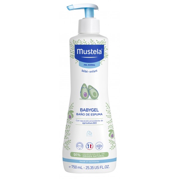 Mustela Babygel Baño De Espuma 750 ml