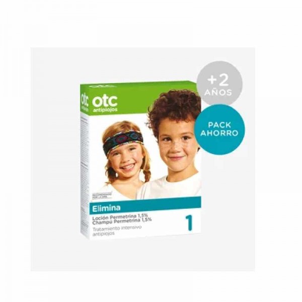 Otc Antipiojos Pack Permetrina 1,5 % Loción y Champú