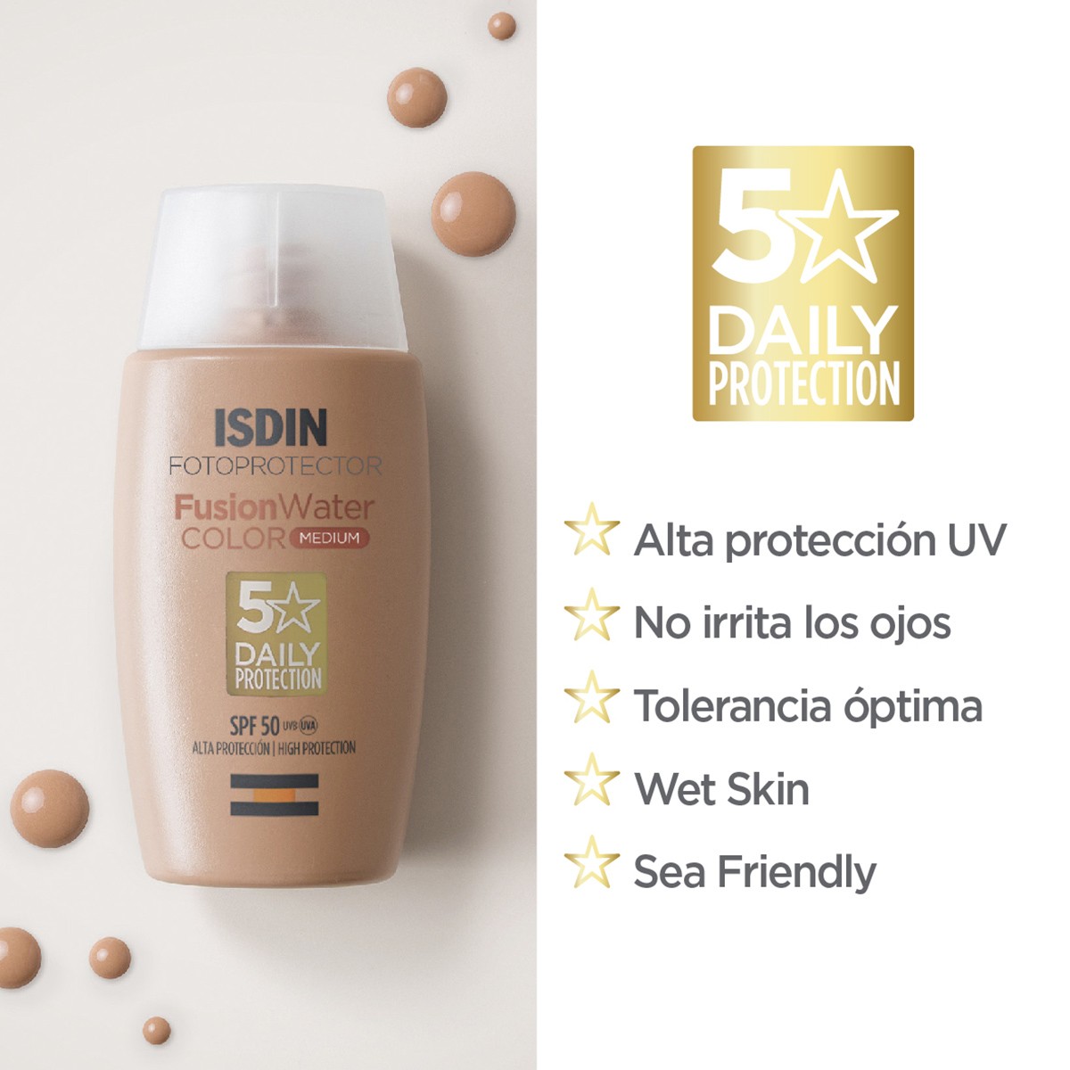 Isdin Fotoprotector SPF50+ Fusion Water Color...
