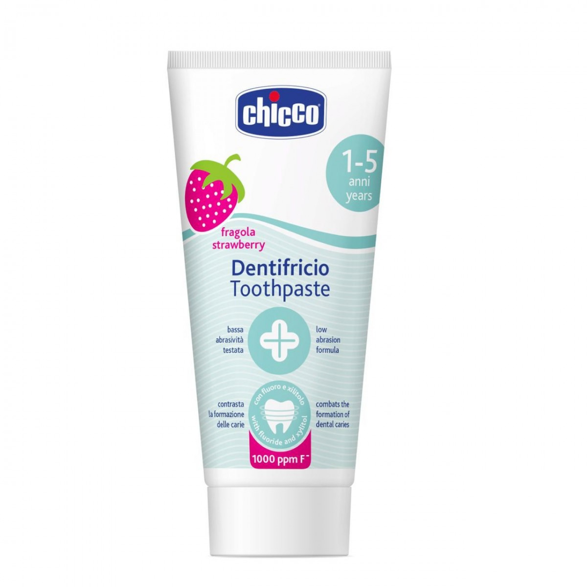 Chicco Pasta Dental 1-5 años Fresa 2 x 50 ml