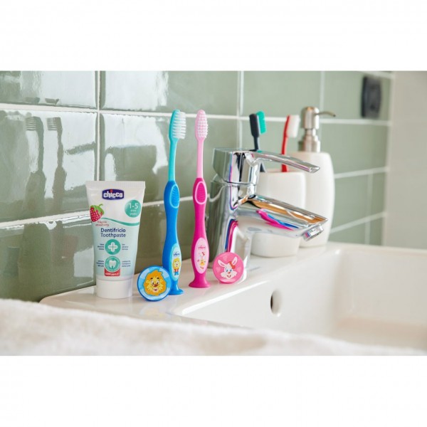 Chicco Pasta Dental 1-5 años Fresa 2 x 50 ml