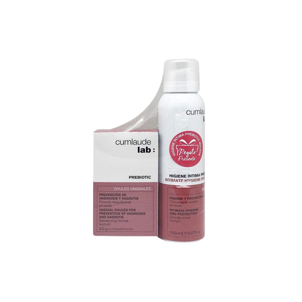 Cumlaude lab: Prebiotic 10 Ovulos + Mousse...