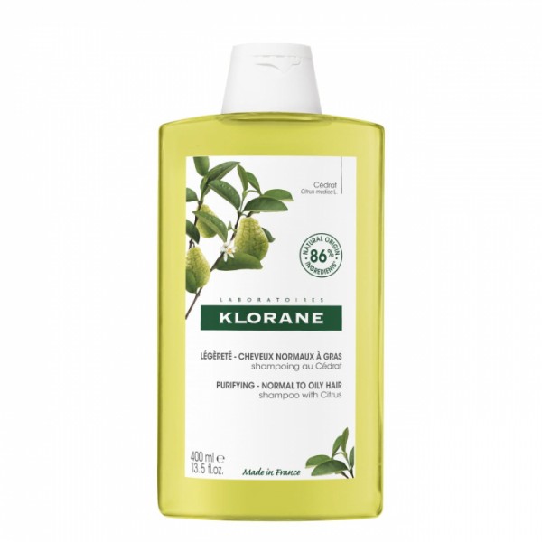 Klorane  Champú Cidra Seborreductor Tonificante 400 ml