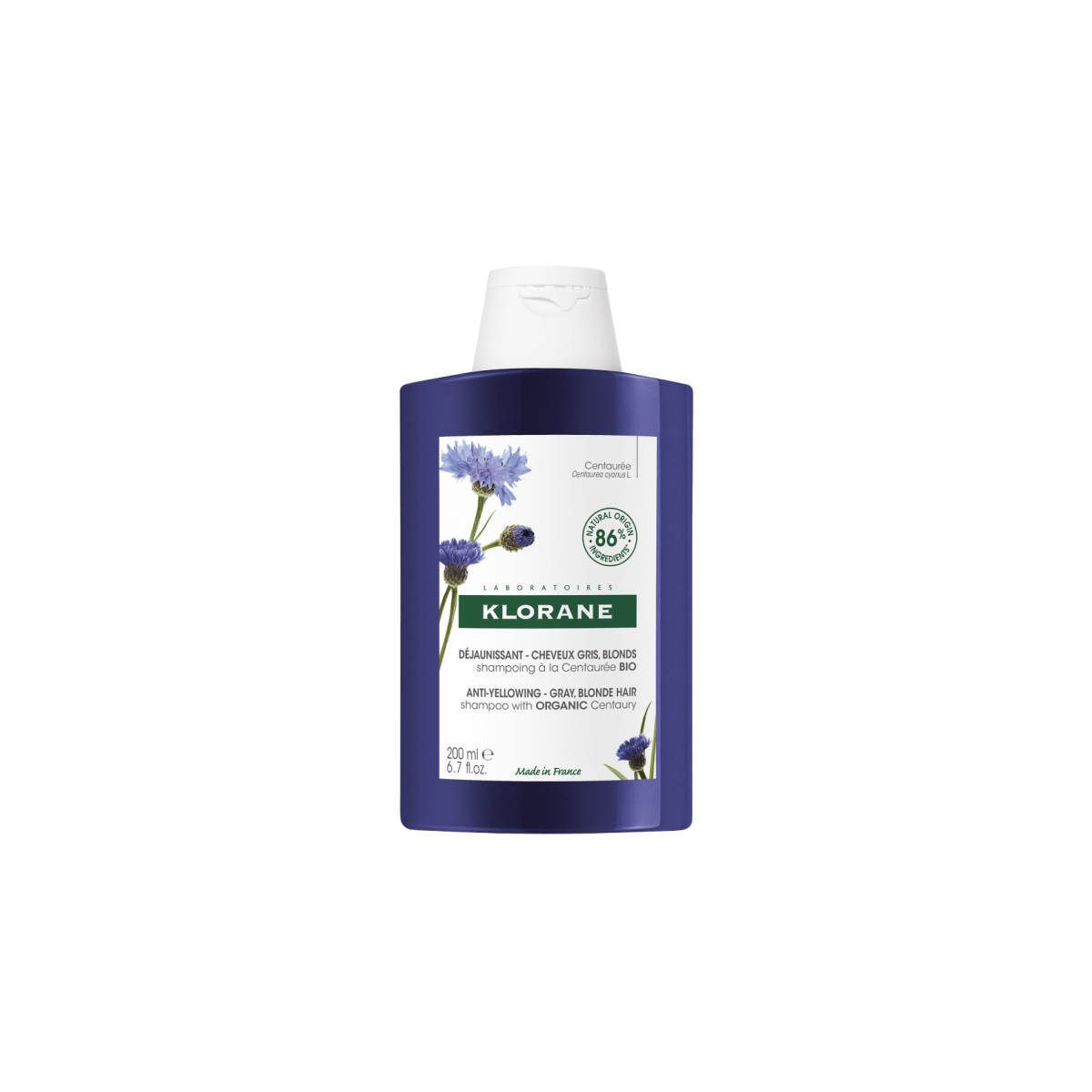 Klorane Champú Centaurea Cabellos Grises y...