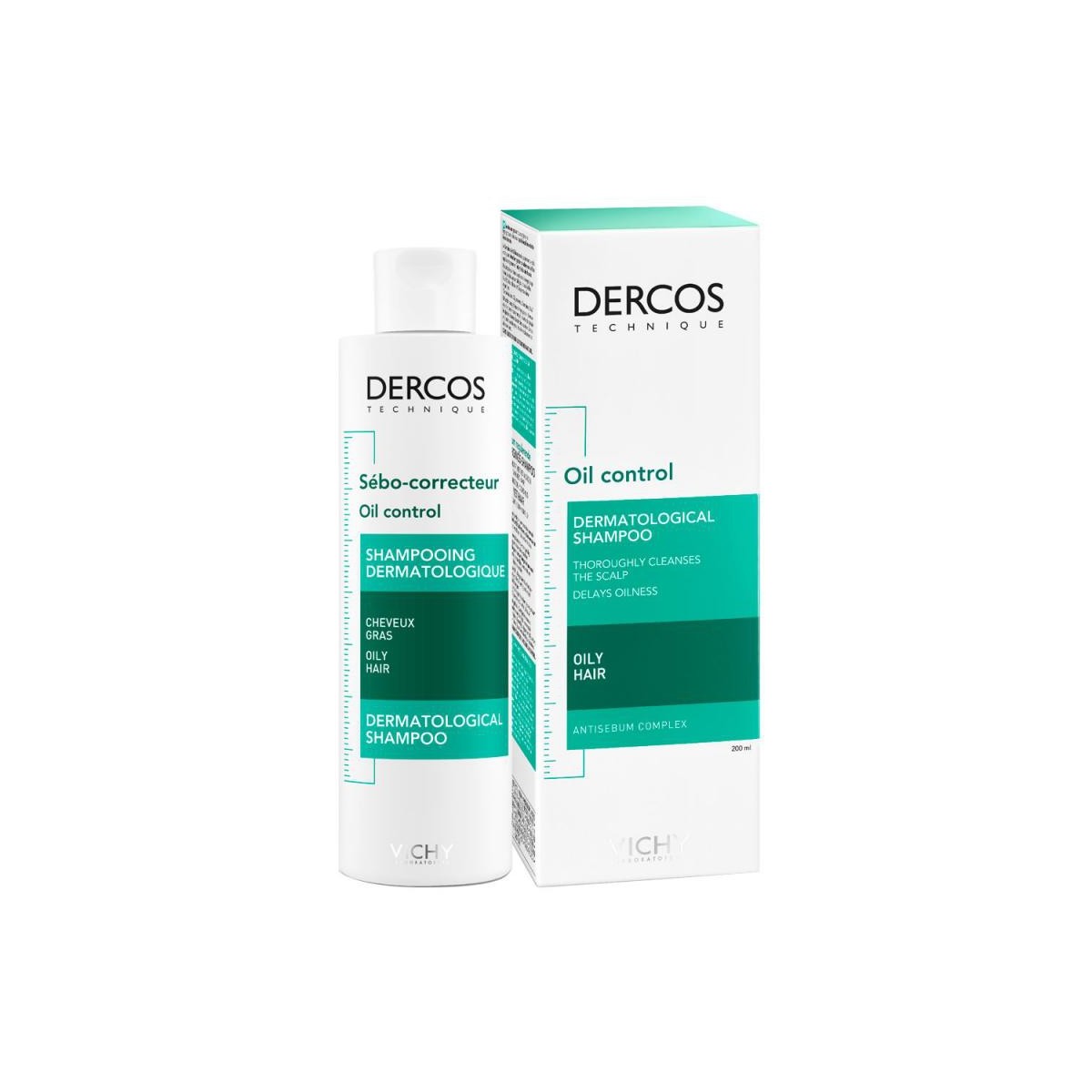 Vichy Champú Dercos Sebo Control Cabellos...