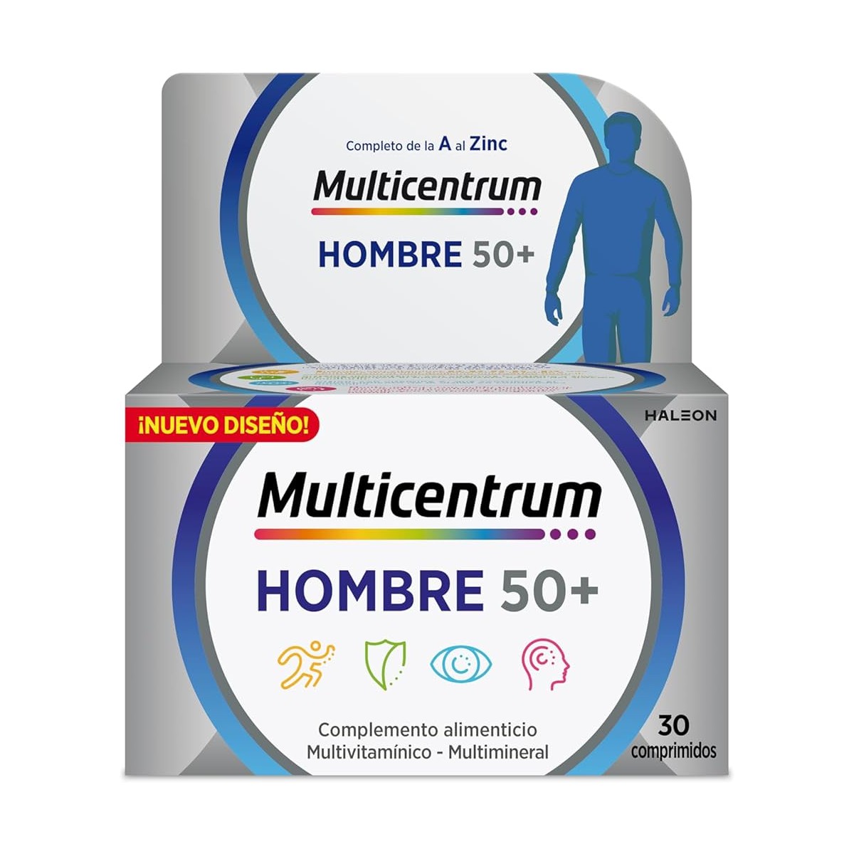 Multicentrum 30 Comprimidos Hombre 50+