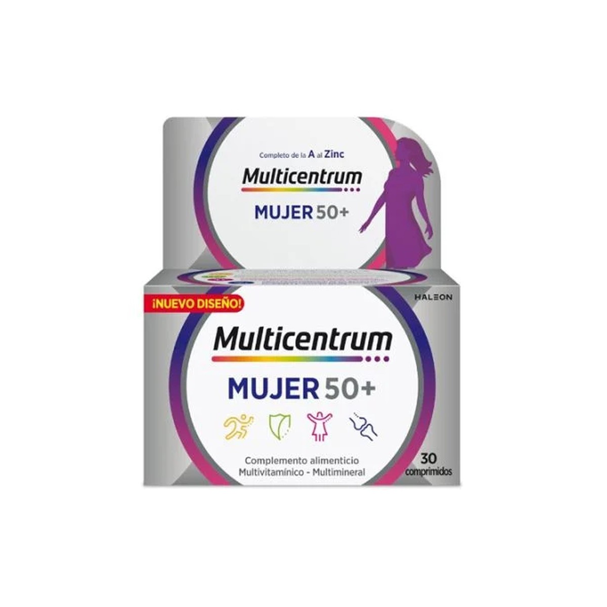 Multicentrum  90 Comprimidos Mujer 50+