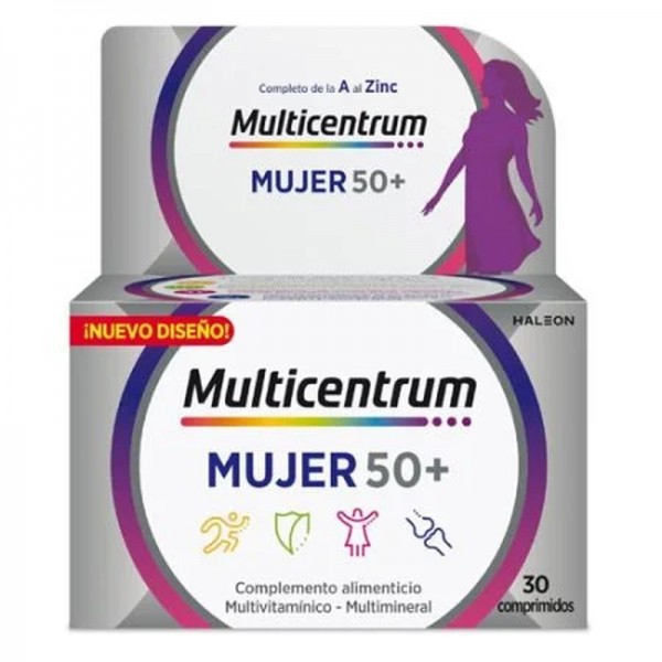 Multicentrum  90 Comprimidos Mujer 50+