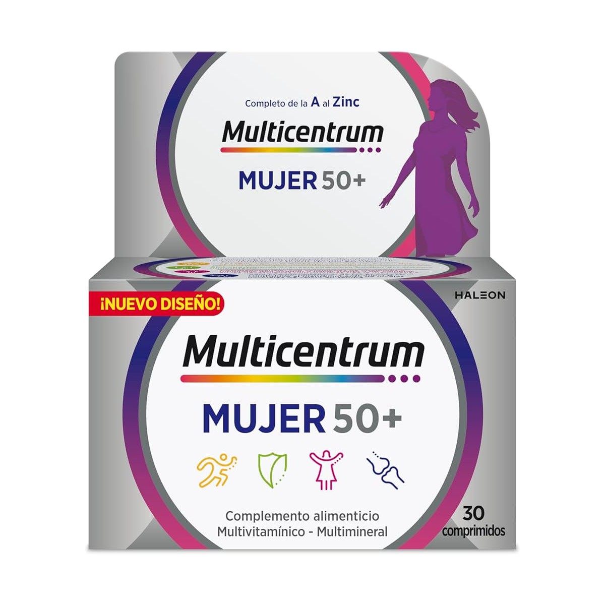 Multicentrum  30 Comprimidos Mujer 50+
