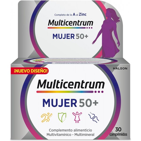 Multicentrum  30 Comprimidos Mujer 50+