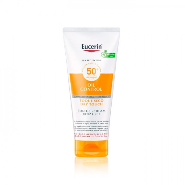 Eucerin Body Gel Crema Dry Touch SPF50+ Sensitive Protect 200ml