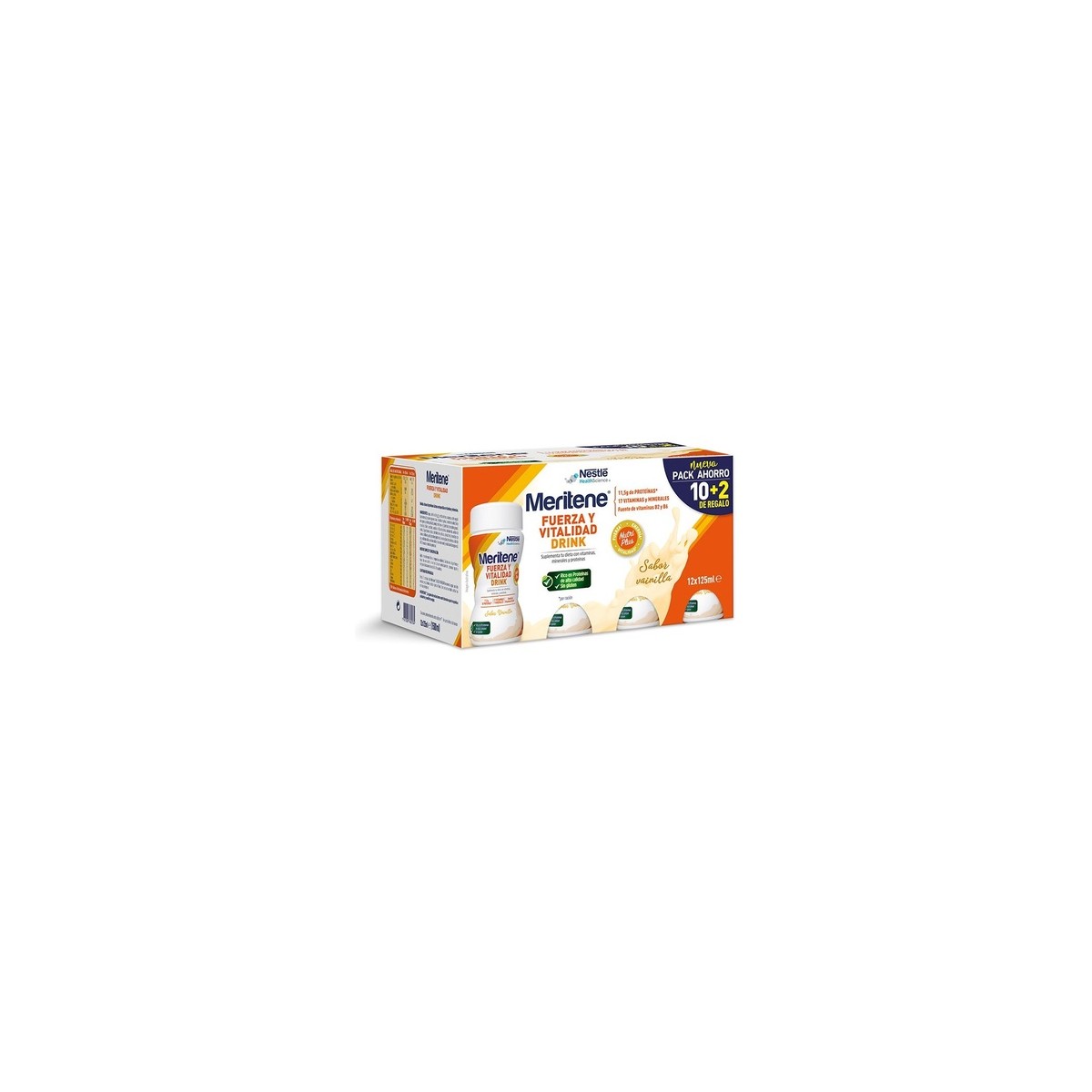 Meritene Fuerza Y Vitalidad Drink 12 x 180 Ml...