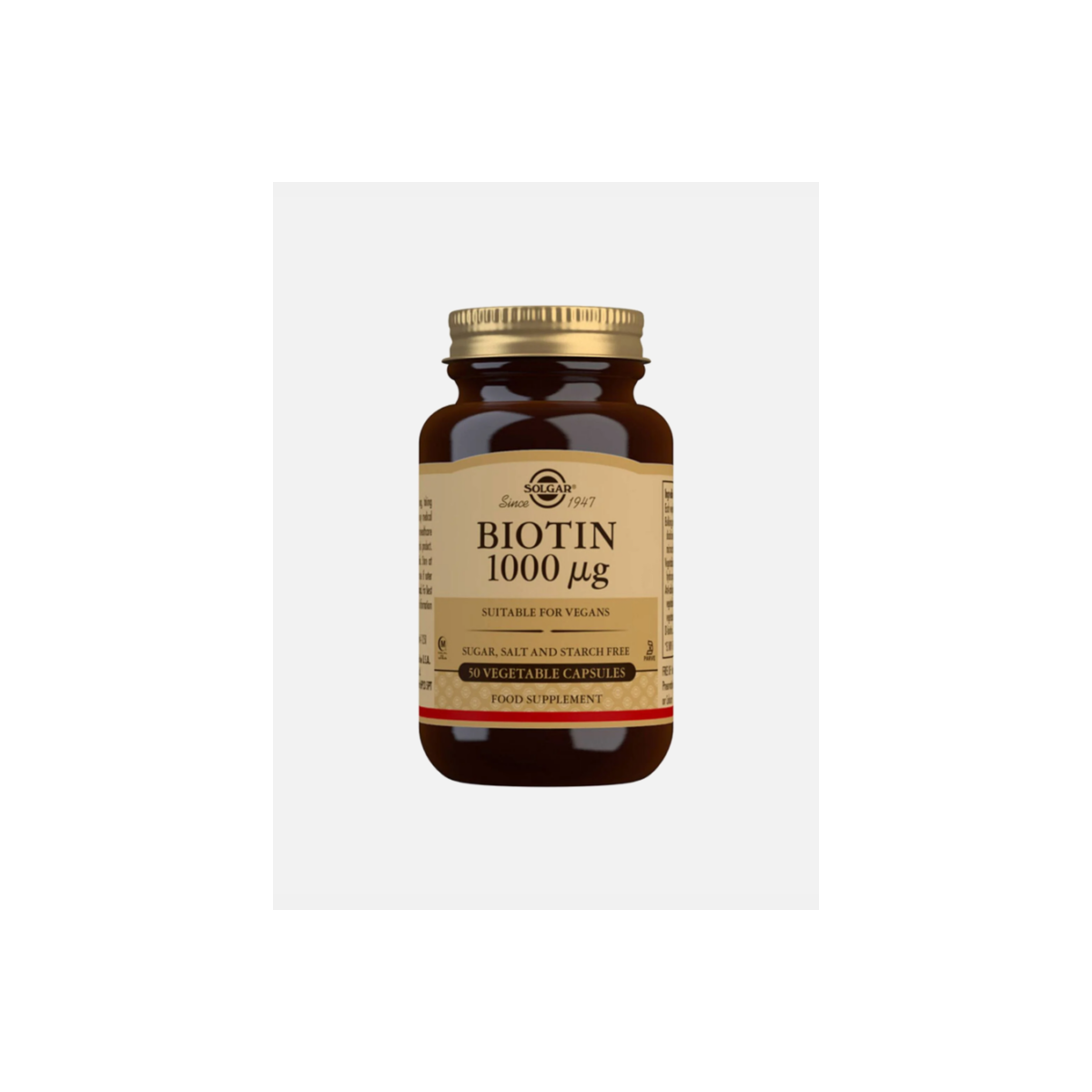 Solgar Biotina 1000 Mcg 50 Capsulas