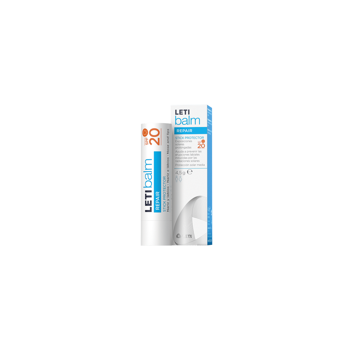 LETIbalm Repair SPF20+ Stick Protector Nariz y...