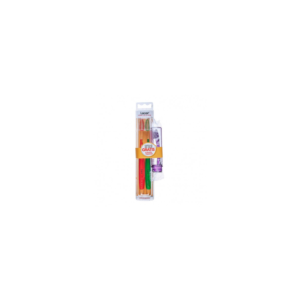 Lacer Duplo Cepillo Dental suave + Cepillo...