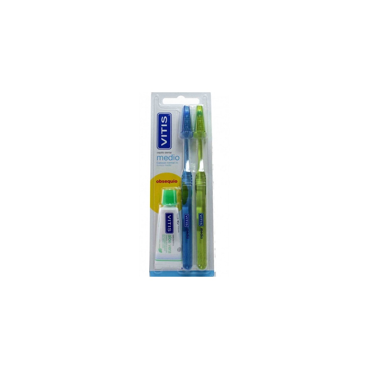 Vitis Cepillo Dental Medio Duplo