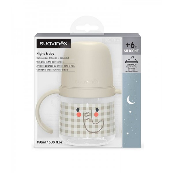 Suavinex Vaso Boquilla Asas +6 m 150 ml