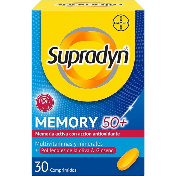 Supradyn Memory 50+ 30 Comprimidos