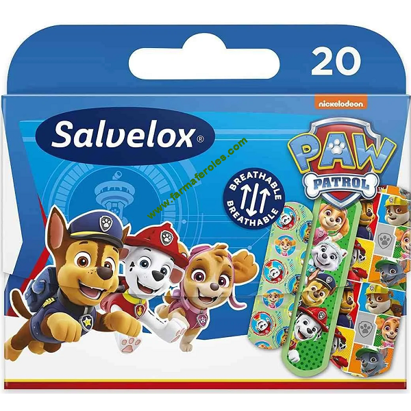Salvelox Tiritas Infantiles Patrulla Canina 20 Unidades