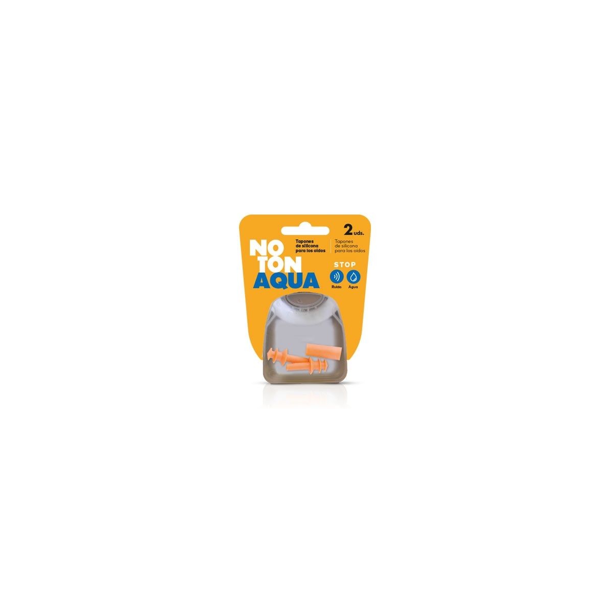 NoTon Aqua Tapones Oidos Silicona 2 Unidades