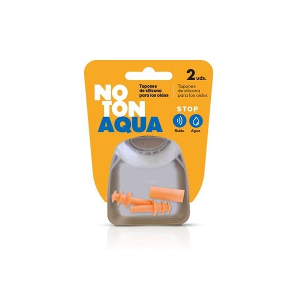 NoTon Aqua Tapones Oidos Silicona 2 Unidades