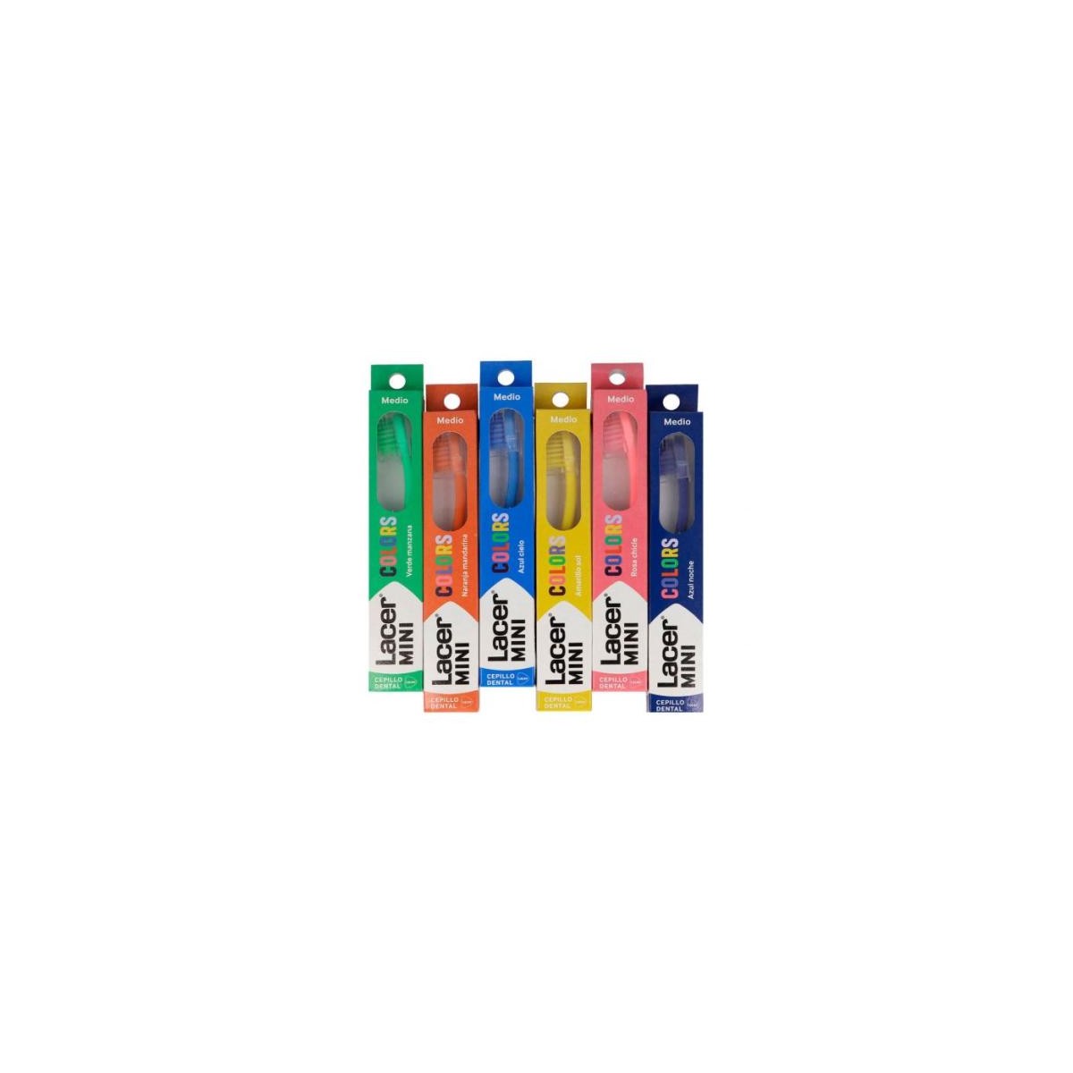 Lacer Cepillo Dental Mini Medio (Varios Colores)