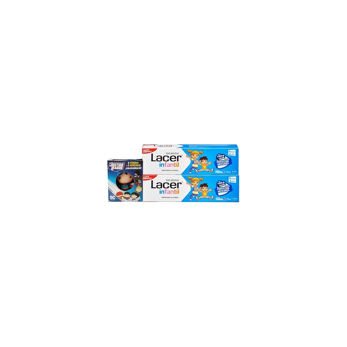 Lacer Gel Dental Infantil Fresa 2 x 75 ml Sabor...