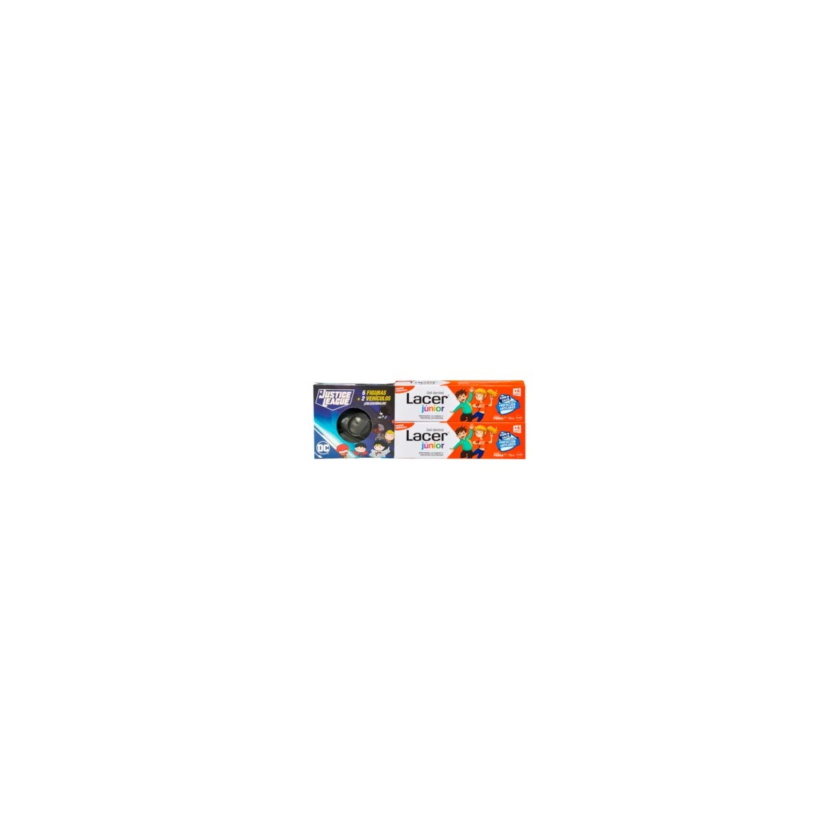 Lacer Junior Gel Dental 2 x 75 ml Sabor Fresa