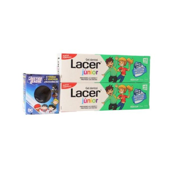Lacer Gel Dental Junior 2 x 75 ml Sabor Menta