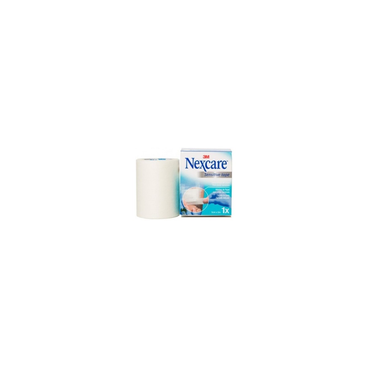 3M Nexcare Esparadrapo Papel 5 cm x 5 m Blanco