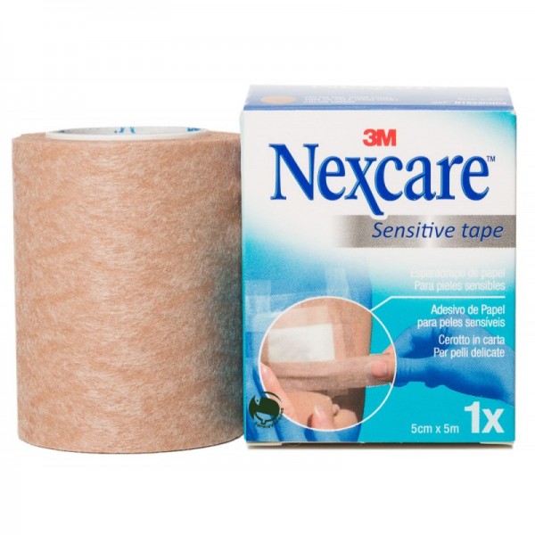 3M Nexcare Esparadrapo Papel 5 cm x 5 m Color Carne