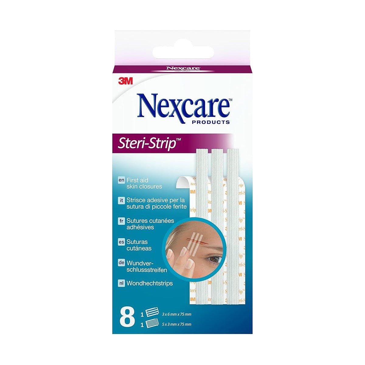 3M Nexcare Steri-Strip Color Blanco