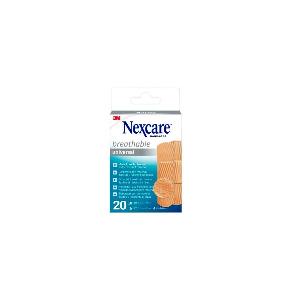 3M Nexcare Universal 20 Unidades Surtido
