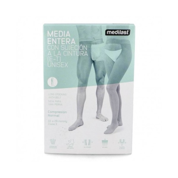 Medilast Media Sujeción Cintura Pierna Izquierda Talla M
