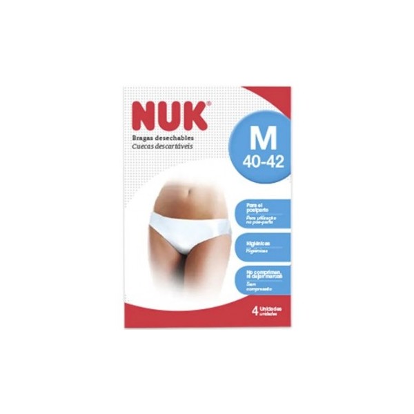 Nuk Bragas Desechables 4 Unidades Talla M