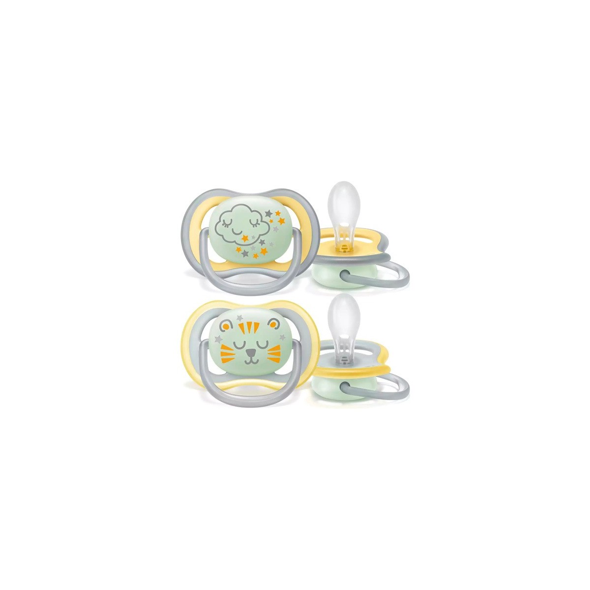 Avent Chupete +18m Ultra Air Nighttime 2 Unidades