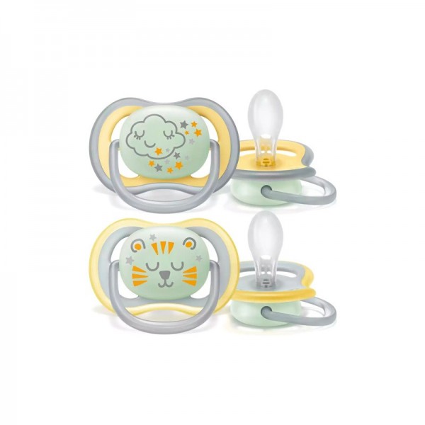 Avent Chupete +18m Ultra Air Nighttime 2 Unidades