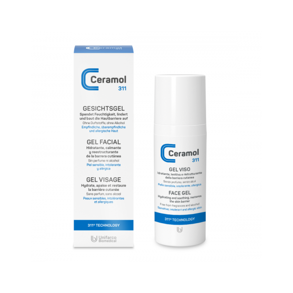 Ceramol Gel Facial 50 Ml