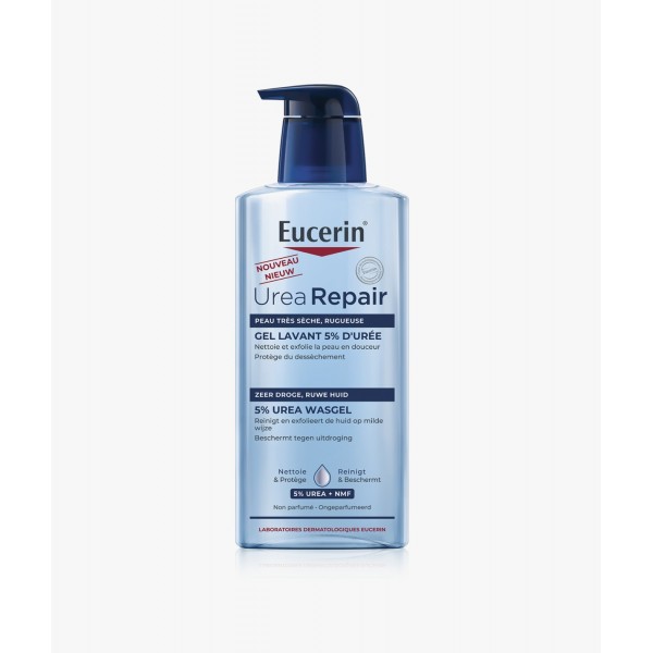 Eucerin UreaRepair Plus 5% Urea Gel Baño 1 Envase 400 Ml