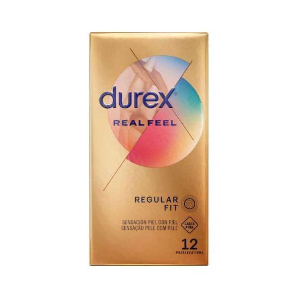 Durex Real Feel Regular Fit 12 Preservativos