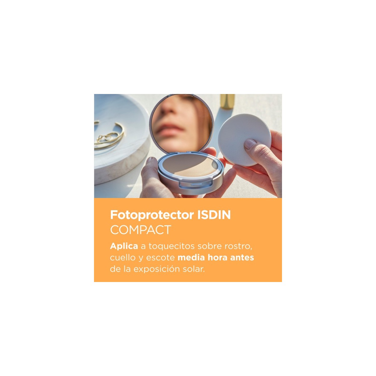 Fotoprotector Isdin Compacto +50 Medium 10g