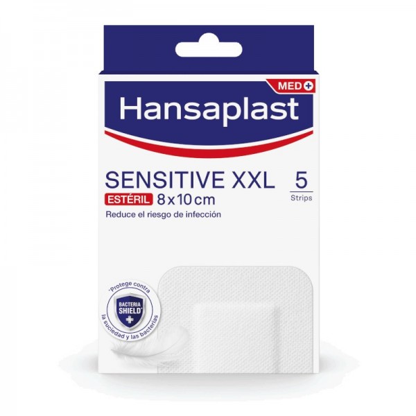 Aposito Esteril Hansaplast Sensitive XXL 5 Unidades10 X 8 CM