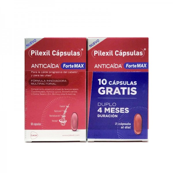 Piolexil Capsulas Anticaida Fortemax  Duplo 60capsulas