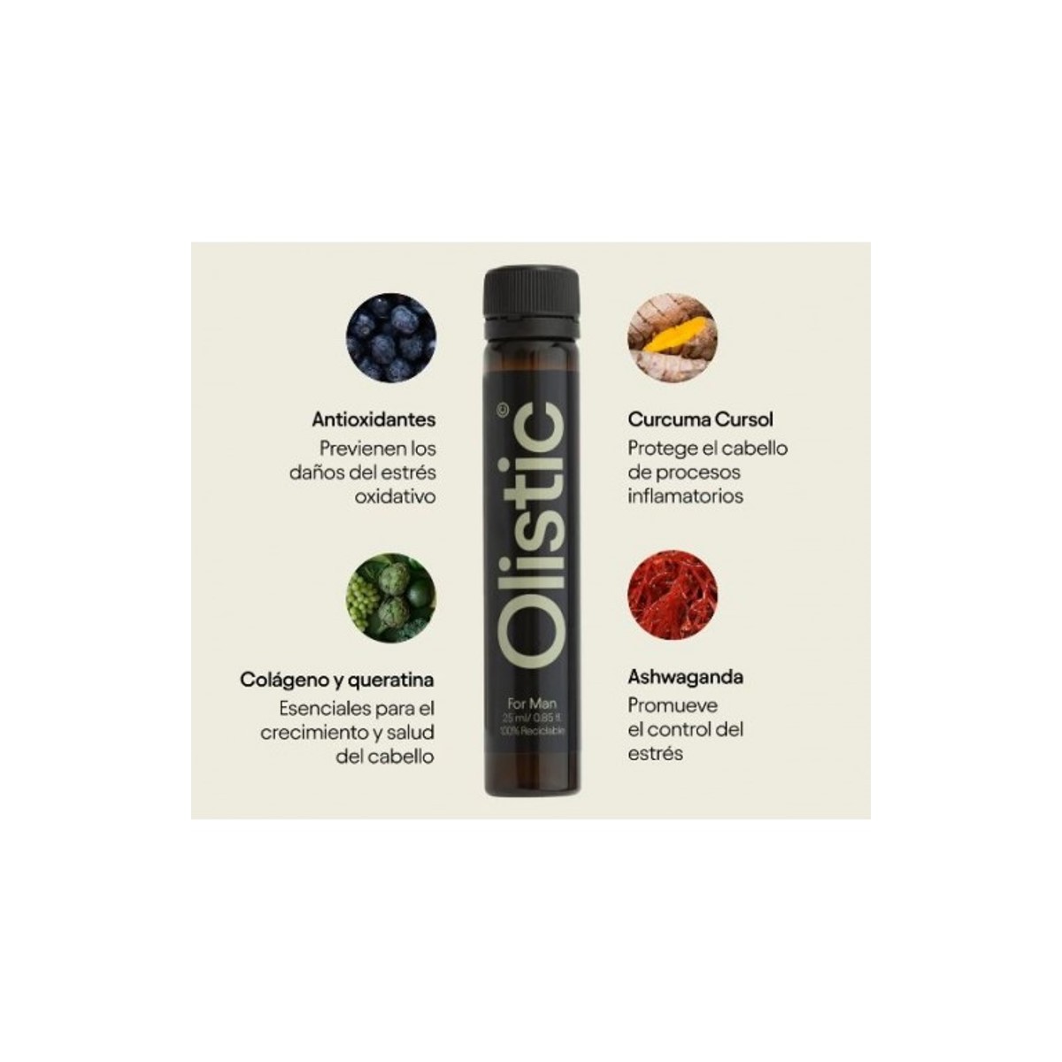 Olistic For Men 28 Frascos 25 Ml